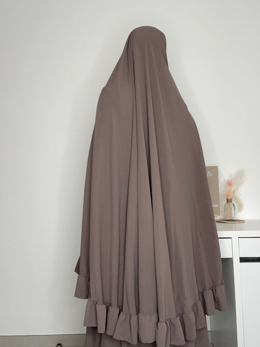 Ensemble de Prière Jannah taupe