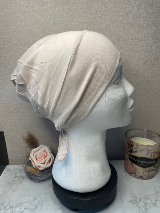 Bonnet a nouer sous hijab