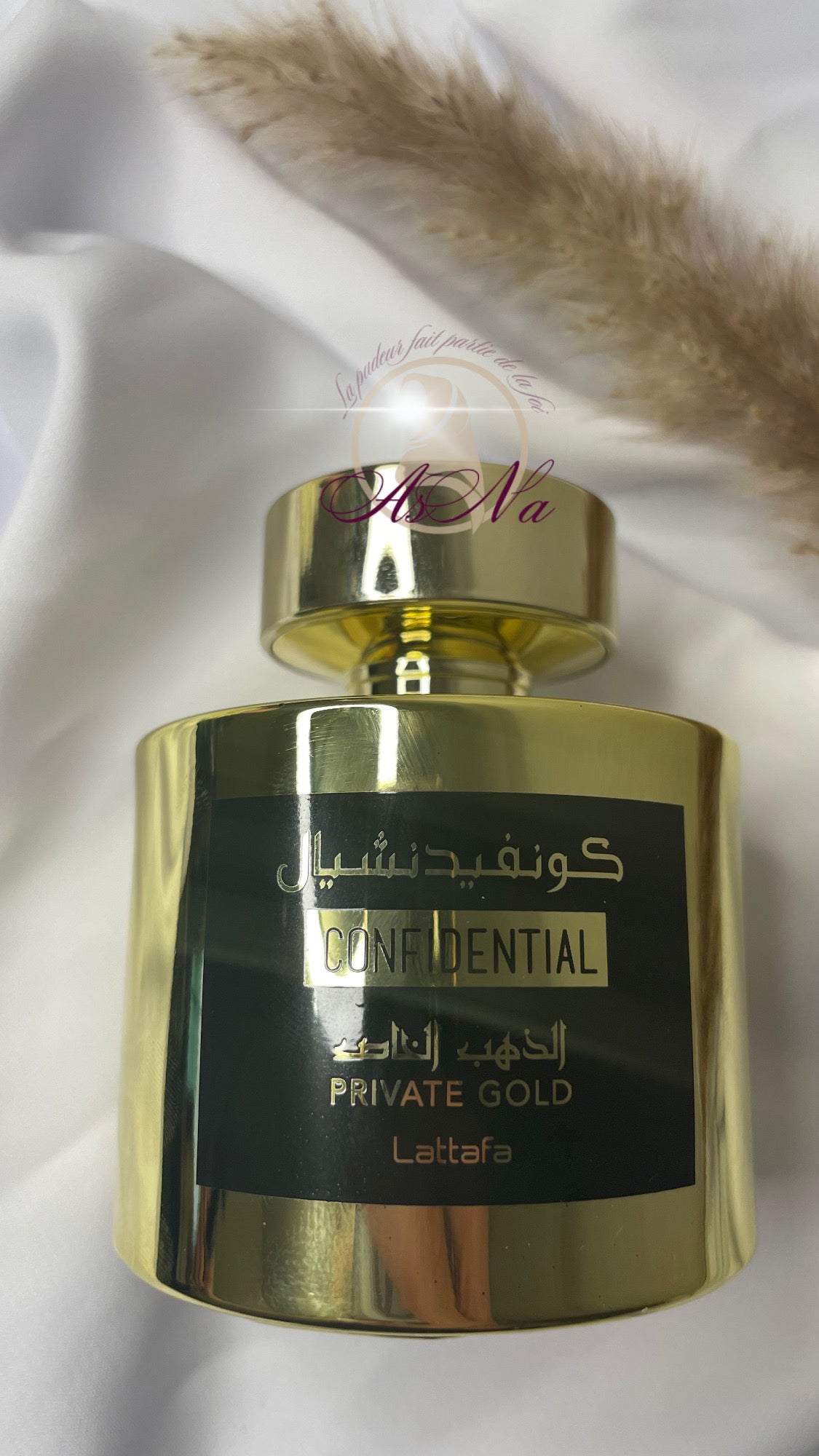 Eau de Parfum Confidential Private Gold 100ml De Lattafa