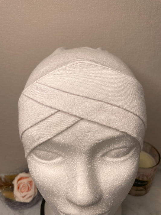 Bonnet Croisé sous hijab