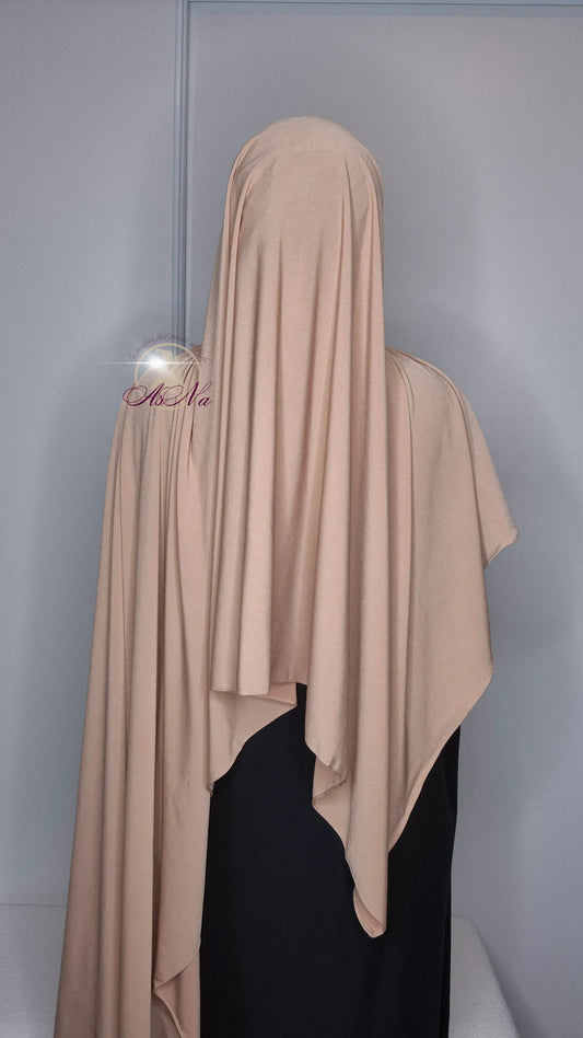 Hijab Jersey Premium Sedef Sable